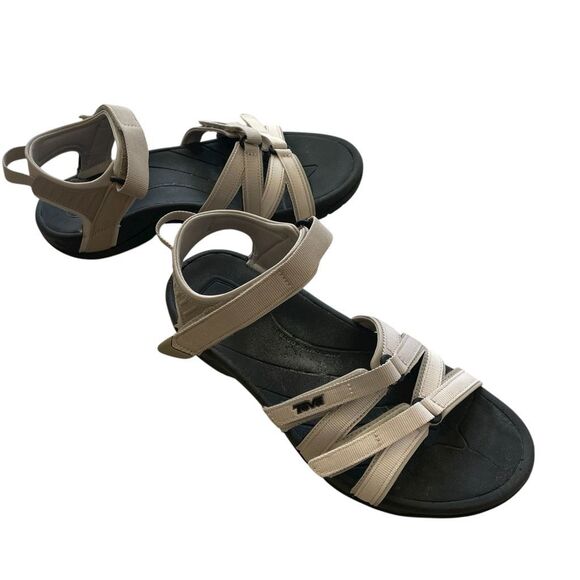 Teva Tirra 4266 White Sandals Women’s Size 9.5 Hiking Beach Walking Casual Shoes - Picture 2 of 5